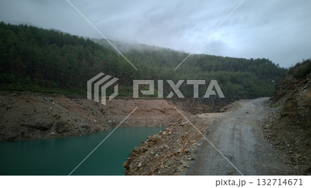 4k drone view of the canyon. High quality photo 4k drone view of the canyon. High quality photo 132714671