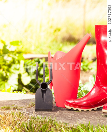 gardening tools outdoor in garden 132717592