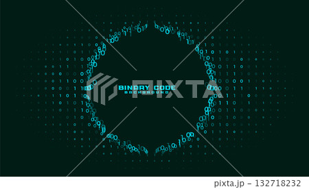 modern binary code tech concept backgroundのイラスト素材 [132718232] - PIXTA