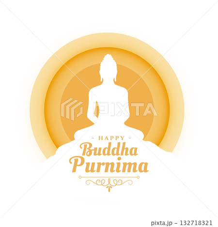 indian cultural buddha or guru purnima religious card design indian cultural buddha or guru purnima religious card design 132718321