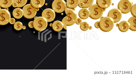 international currency golden dollar symbol background design 132718461