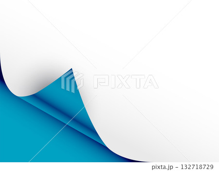 realistic empty paper fold corner mockup design realistic empty paper fold corner mockup design 132718729
