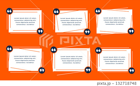 collection of citation frame icon template for social media post collection of citation frame icon template for social media post 132718748