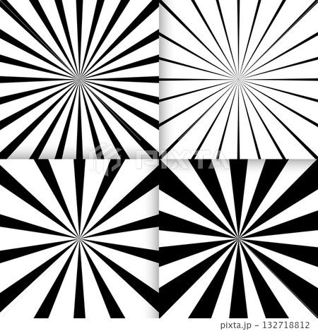 black and white sunrays explosion background in set of four black and white sunrays explosion background in set of four 132718812