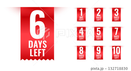 number of days left promo template grab the special deal 132718830