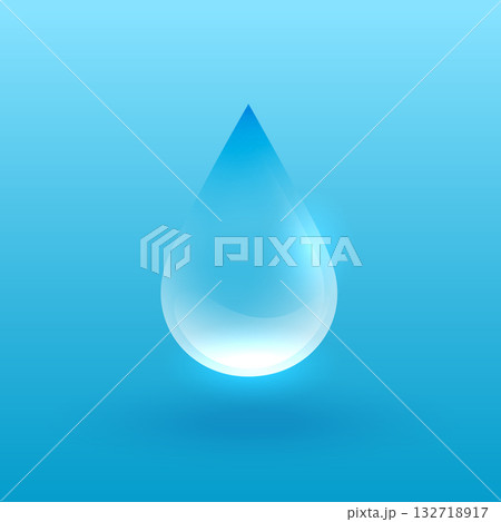 realistic clean falling water droplet design realistic clean falling water droplet design 132718917