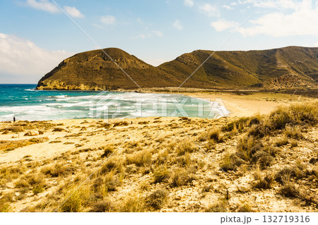 Beach El Playazo, seascape in Spain. 132719316