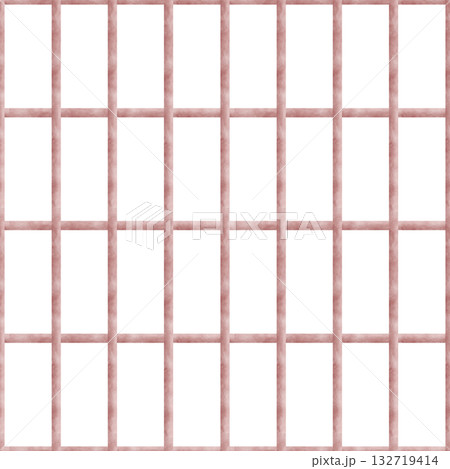 Watercolor seamless pattern purple pink checkered lines. Hand-drawn illustrations isolated from background. Rectangular print for textiles, fabrics, packaging, apparel, printing, Halloween. 132719414