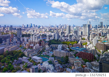 ニュウマン高輪より澁谷 新宿方面の街並みを望む ニュウマン高輪より澁谷 新宿方面の街並みを望む 132720251