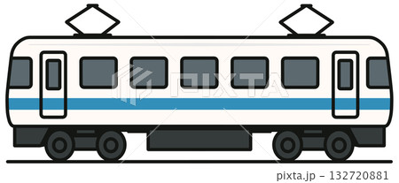 電車のアイコン「AI生成画像」 132720881