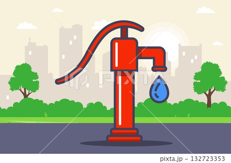 pump water out of the ground. pump water out of the ground. 132723353
