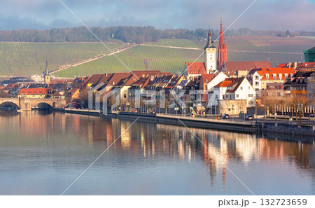 Old Main Bridge and Marienkapelle in Wurzburg, Germany Old Main Bridge and Marienkapelle in Wurzburg, Germany 132723659