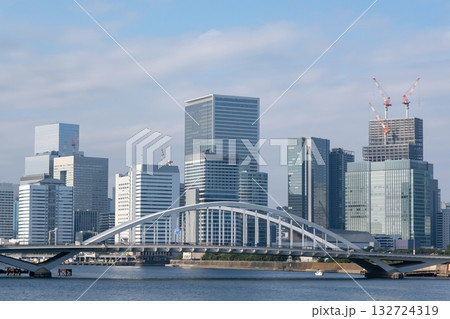勝どきから築地大橋方面を見た風景 132724319