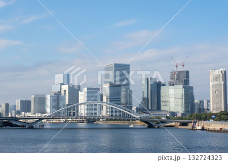 勝どきから築地大橋方面を見た風景 勝どきから築地大橋方面を見た風景 132724323