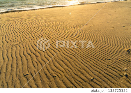 《静岡県》中田島砂丘・夕暮れの風景 132725522