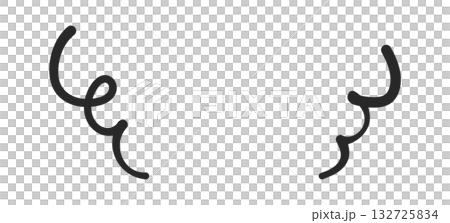 激動人心的感覺－單色鋼筆繪製的對話框 132725834