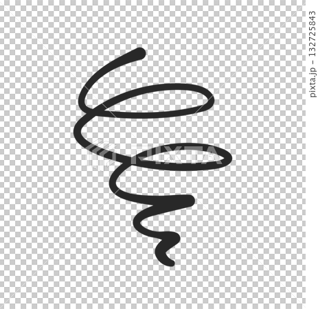 もやもや悩む気持ちを表すアイコンイラスト もやもや悩む気持ちを表すアイコンイラスト 132725843