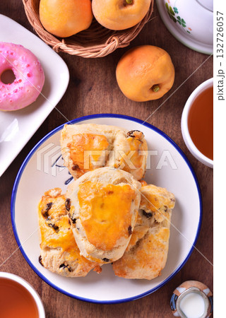 raisin cheese scone raisin cheese scone 132726057
