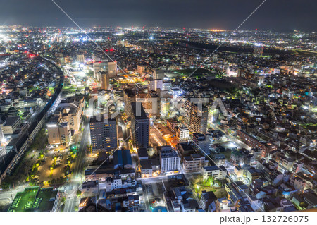《岐阜県》岐阜駅の夜景 132726075