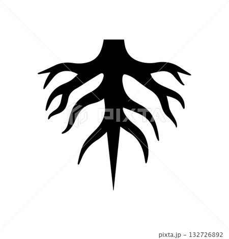 Strong natural root branching into multiple elegant flowing lines Strong natural root branching into multiple elegant flowing lines 132726892