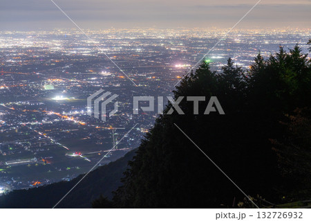 《岐阜県》池田山の夜景・東海最大級の夜景スポット 《岐阜県》池田山の夜景・東海最大級の夜景スポット 132726932