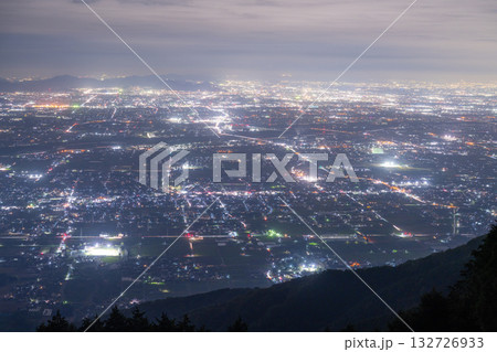 《岐阜県》池田山の夜景・東海最大級の夜景スポット 132726933