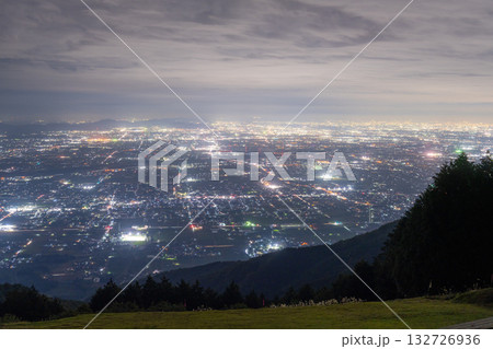 《岐阜県》池田山の夜景・東海最大級の夜景スポット 132726936