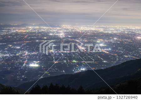 《岐阜県》池田山の夜景・東海最大級の夜景スポット 132726940