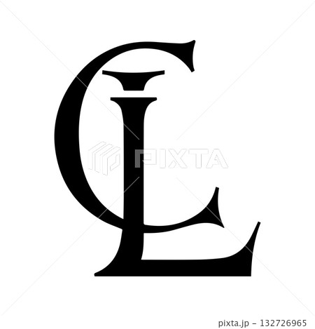 Half Split CL Monogram Logo Expressing Duality, Balance, and Luxury Refinement 132726965