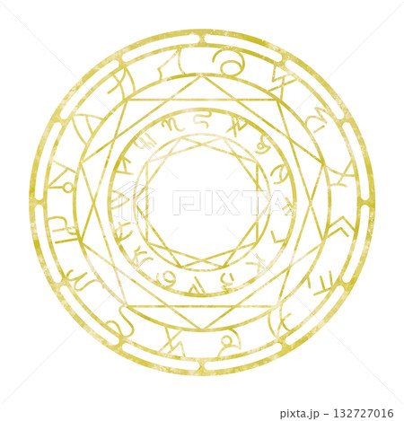 魔法陣(黄色) 132727016