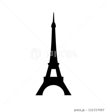 Luxury Eiffel Tower Emblem Representing French Prestige and Elegance Luxury Eiffel Tower Emblem Representing French Prestige and Elegance 132727097