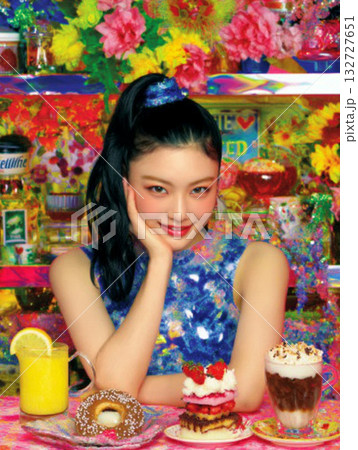 日本人女性のファッションポートレート 日本人女性のファッションポートレート 132727651