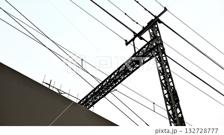 鉄道架線 鉄道架線 132728777