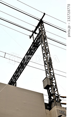 鉄道架線 132728778
