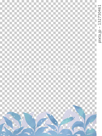 水彩の雪が降る冬の植物の背景イラスト 水彩の雪が降る冬の植物の背景イラスト 132730461