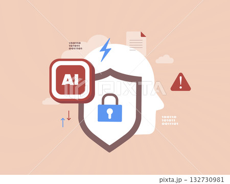 AI ethics governance safeguards responsible innovation with user data privacy compliance, bias detection algorithms. Secure AI deployment for trustworthy technology ecosystem and regulatory alignment 132730981