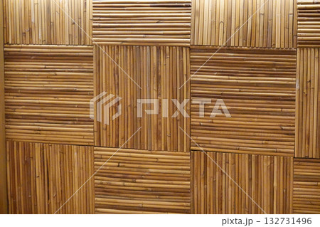 Wooden Blocks Wall Decor with Geometric Pattern                                132731496
