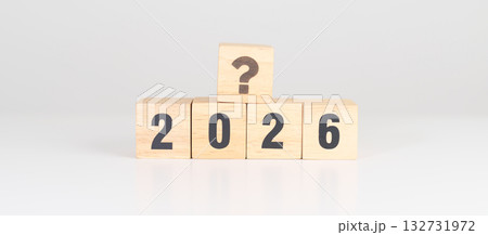 2026 New year with questions mark. FAQ, frequency asked questions, Answer, Q and A, Information, Communication and interrogation Concepts 132731972