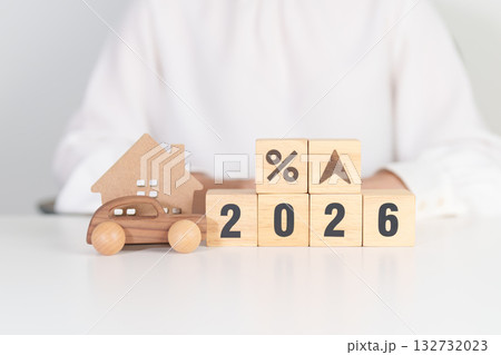 2026 New Year with percentage change to UP and Down arrow with car and Home model. Car loan, Interest rate, real estate, house, Insurance, Financial, Repair, Tax, mortgage and Maintenance 2026 New Year with percentage change to UP and Down arrow with car and Home model. Car loan, Interest rate, real estate, house, Insurance, Financial, Repair, Tax, mortgage and Maintenance 132732023