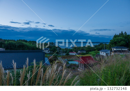 海辺の長閑な村　三陸道・本吉PA 132732148