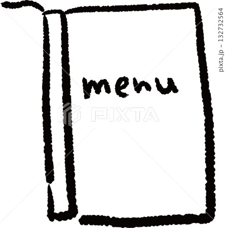喫茶店のメニューのイラスト 132732564