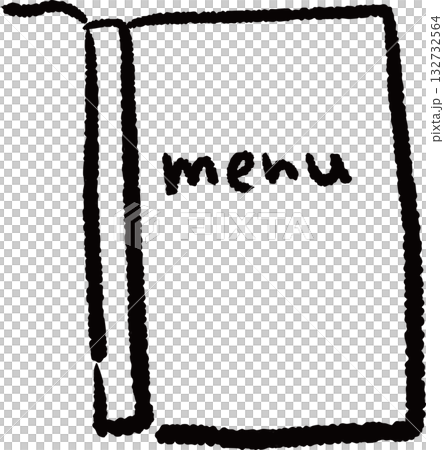 喫茶店のメニューのイラスト 132732564