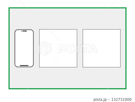 スマートフォンとQRコード画面 スマートフォンとQRコード画面 132732800
