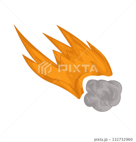 Illustration of meteor Illustration of meteor 132732960