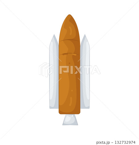 Illustration of rocket 132732974