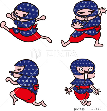 ねずみ小僧子分　青色 132733368