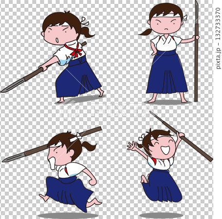なぎなた隊セット なぎなた隊セット 132733370