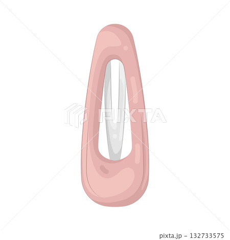Illustration of hair clip 132733575