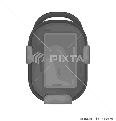 Illustration of armband phone holder 132733576