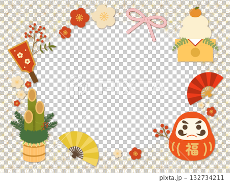 新年背景 C 132734211